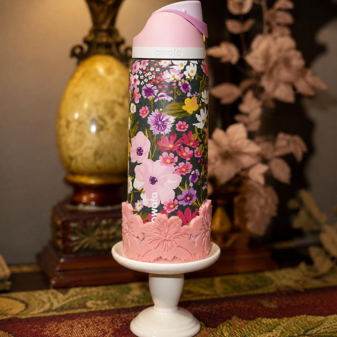 Spring Floral Flower Tumbler Boot, Tumbler Boot Sleeve, fits Stanley HydroJug, Hibiscus Resort Mothers Day Desert Blooms