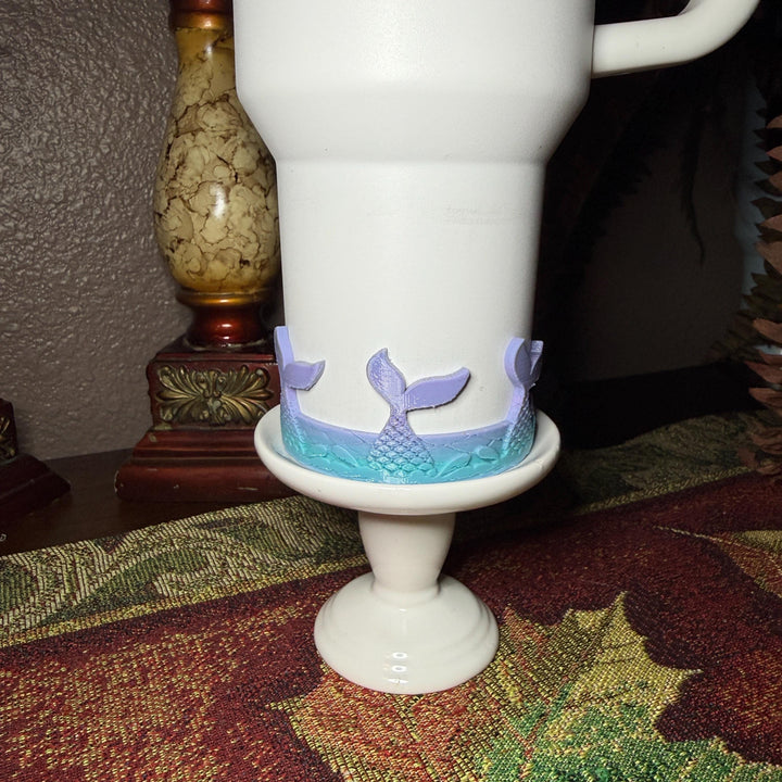 Mermaid Tail Tumbler Boot or Halo Sleeve, summer beach themed cup sleeve, Fit's Stanley HydroJug Coldest Tumblers, Protective Sleeve
