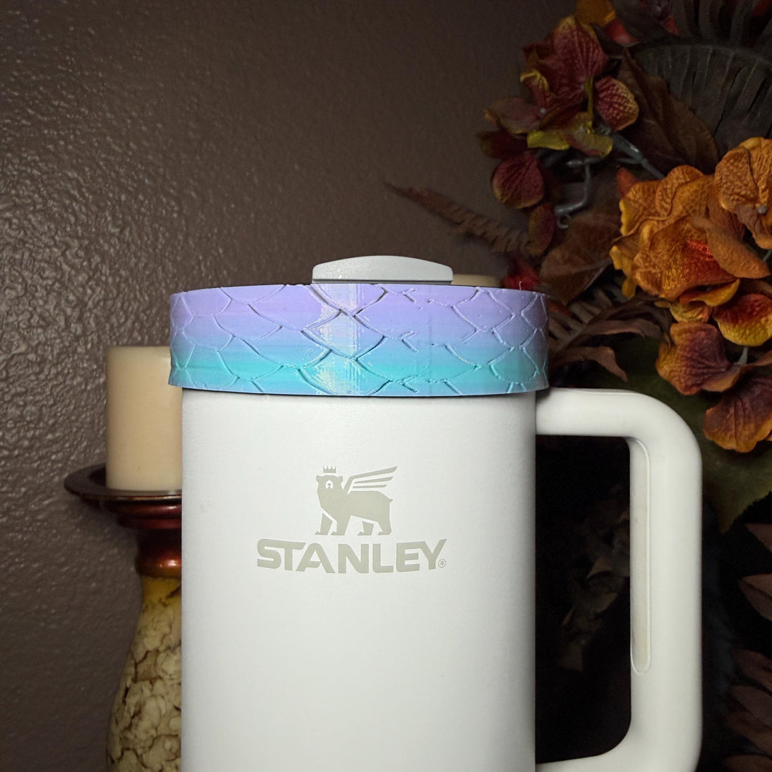 Mermaid Tail Tumbler Boot or Halo Sleeve, summer beach themed cup sleeve, Fit's Stanley HydroJug Coldest Tumblers, Protective Sleeve