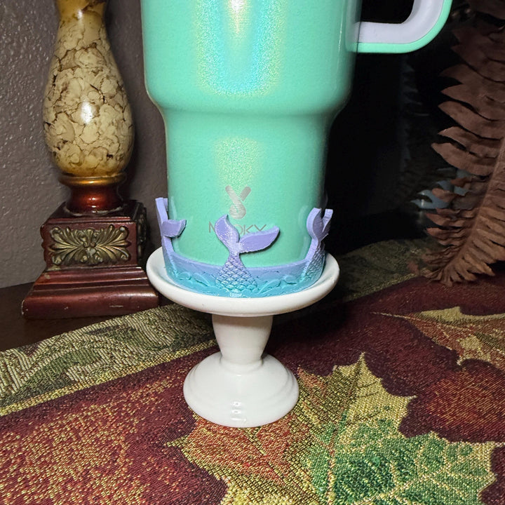 Mermaid Tail Tumbler Boot or Halo Sleeve, summer beach themed cup sleeve, Fit's Stanley HydroJug Coldest Tumblers, Protective Sleeve