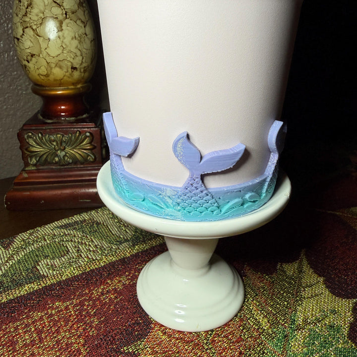 Mermaid Tail Tumbler Boot or Halo Sleeve, summer beach themed cup sleeve, Fit's Stanley HydroJug Coldest Tumblers, Protective Sleeve