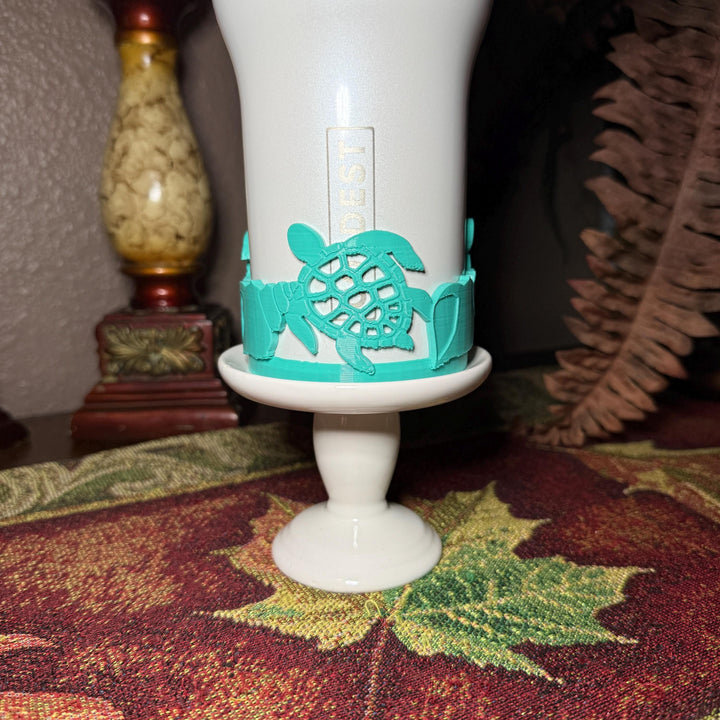 Seahorse and Coral Sea Life Tumbler Boot, Tumbler Boot Sleeve, Fit's Stanley, Coldest and Hydrojug Tumblers, Protective Sleeve