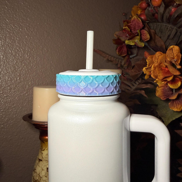 Mermaid Tail Tumbler Boot or Halo Sleeve, summer beach themed cup sleeve, Fit's Stanley HydroJug Coldest Tumblers, Protective Sleeve