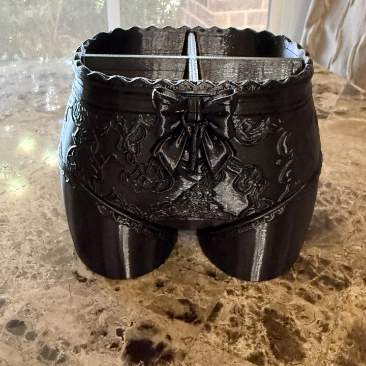 Lingerie Vanity Organizer, Corset Lace Makeup Organizer, Gothic Vanity Storage, Cosmetic Holder, multiple colors