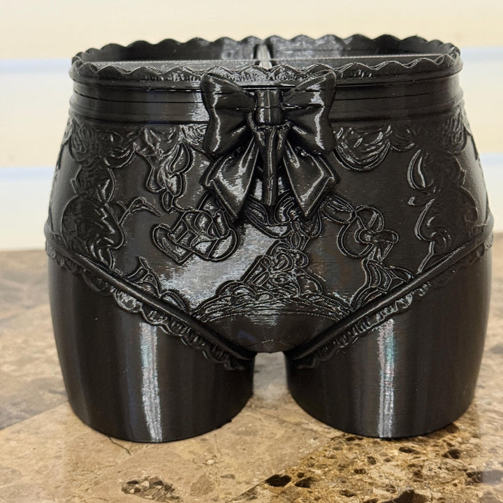 Lingerie Vanity Organizer, Corset Lace Makeup Organizer, Gothic Vanity Storage, Cosmetic Holder, multiple colors