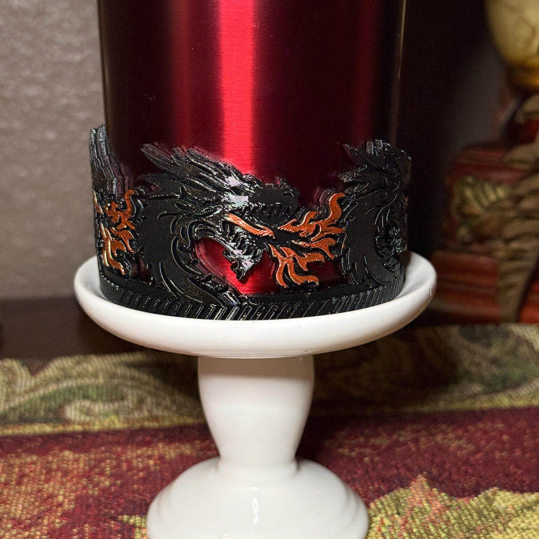 Fire breathing dragon Tumbler Boot, fits your Stanley Coldest or Hydrojug Tumblers, Unique Gift