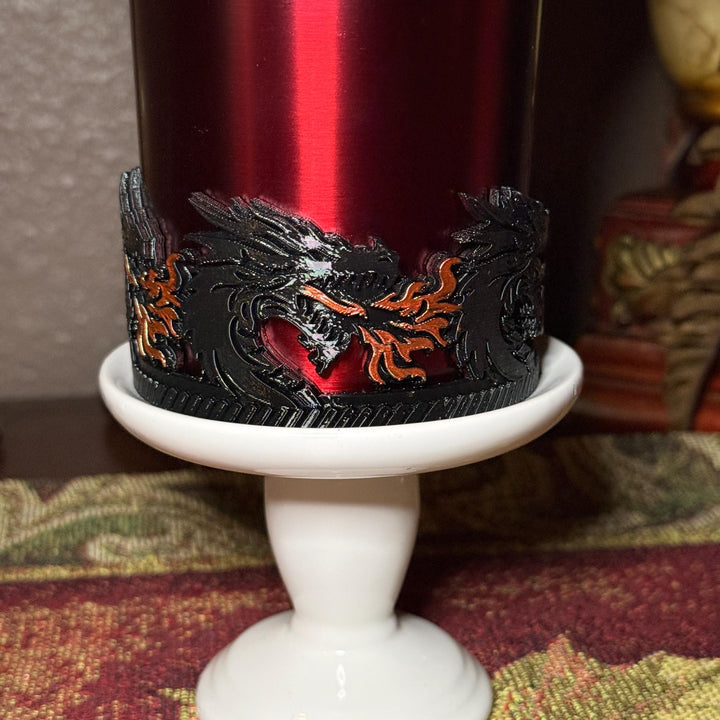 Fire breathing dragon Tumbler Boot, fits your Stanley Coldest or Hydrojug Tumblers, Unique Gift