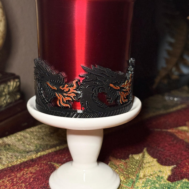 Fire breathing dragon Tumbler Boot, fits your Stanley Coldest or Hydrojug Tumblers, Unique Gift