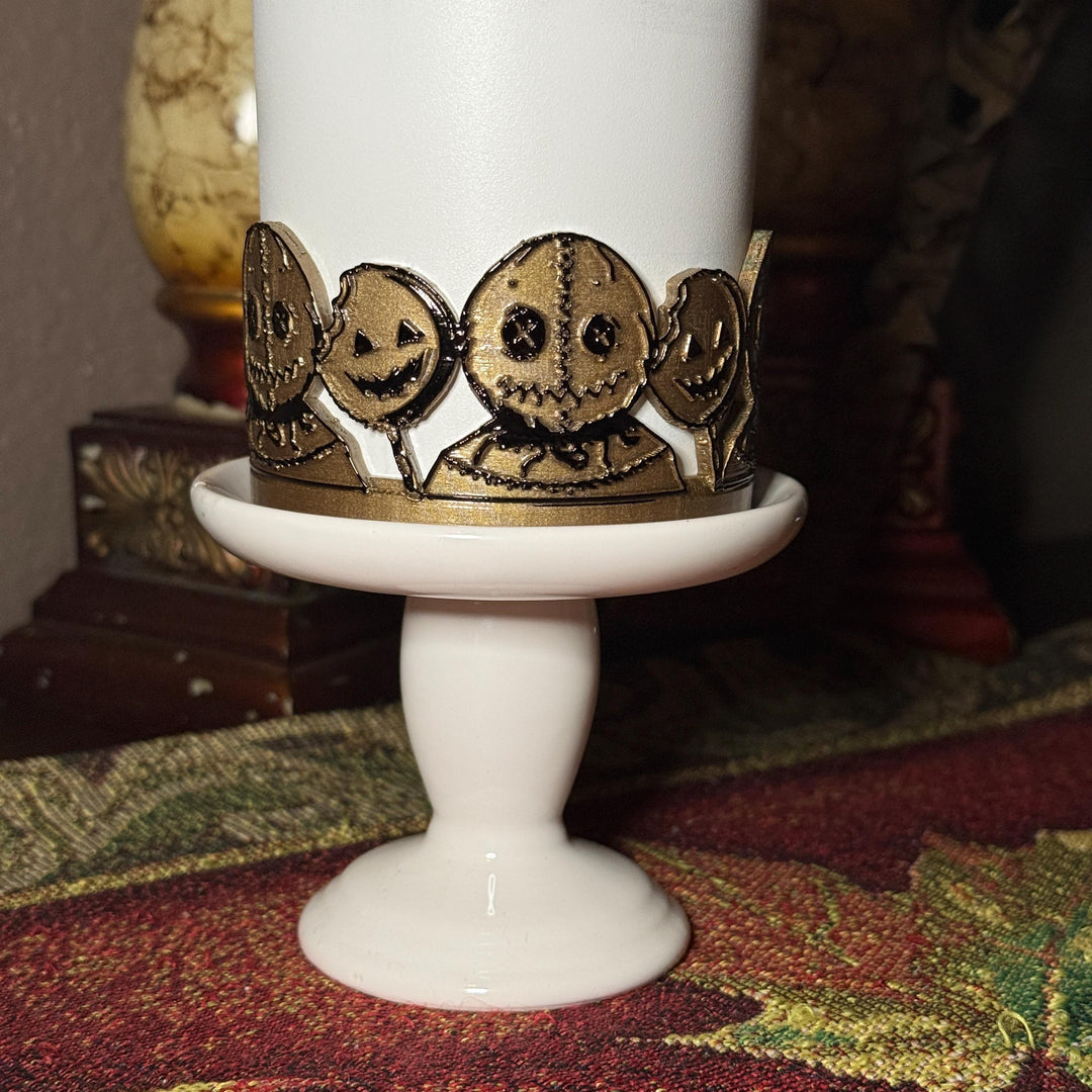 Spooky Pumpkin Trick or Treat Halloween Tumbler Boot, trendy accessories for Stanley tumblers, unique gift hand painted