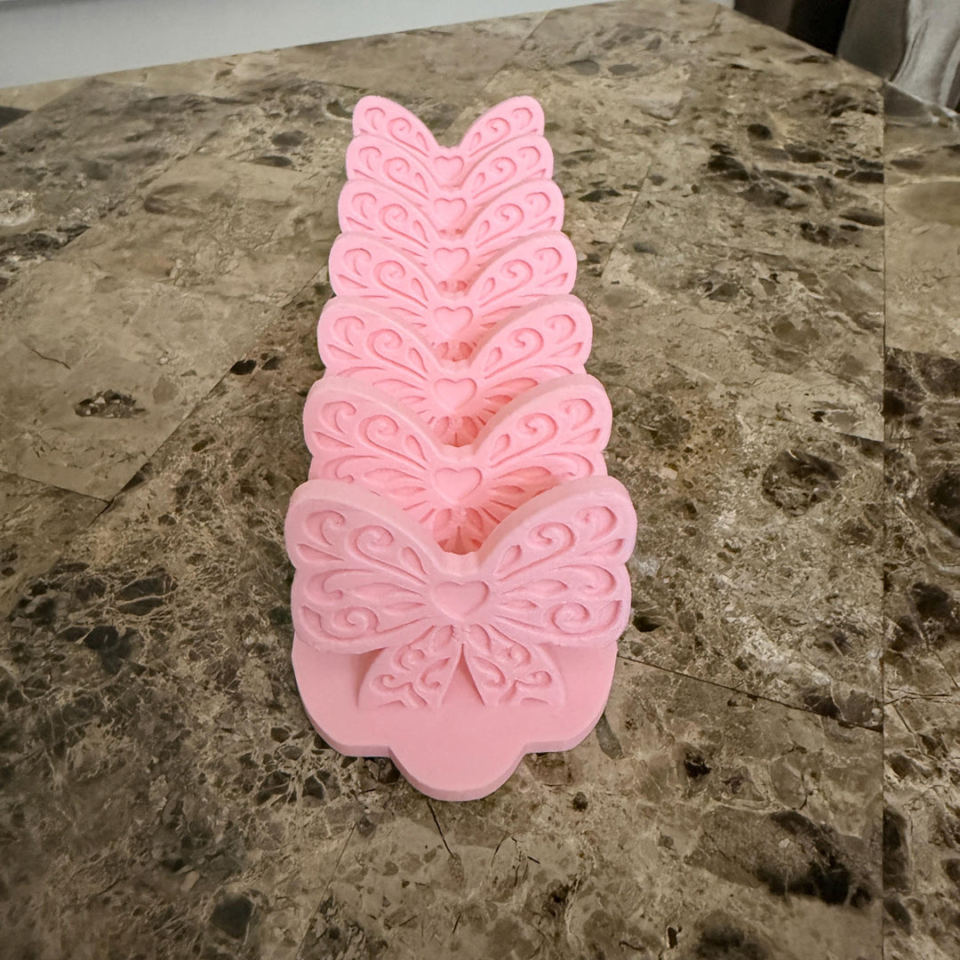 Pink Bow Cash Stuffing Tray, Cash Budget Organizer, Envelope Budgeting Money Sorter, Budgeting Desk Organizer,| 3D Printed Finance Gift