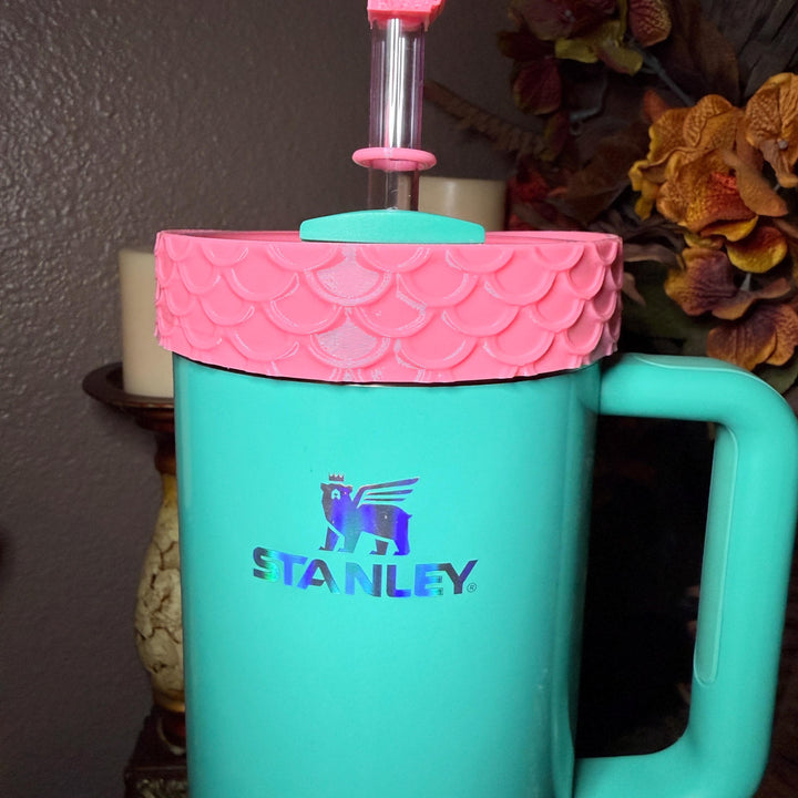 Pink Seahorse and Coral Sea Life Tumbler Boot, Tumbler Boot Sleeve, Fit's Stanley, Coldest and Hydrojug Tumblers, Protective Sleeve