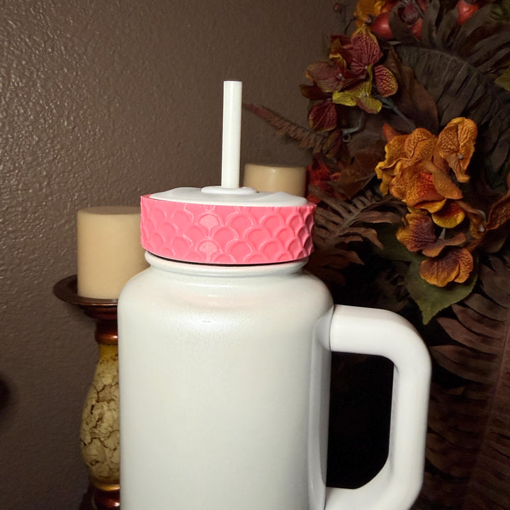 Pink Seahorse and Coral Sea Life Tumbler Boot, Tumbler Boot Sleeve, Fit's Stanley, Coldest and Hydrojug Tumblers, Protective Sleeve