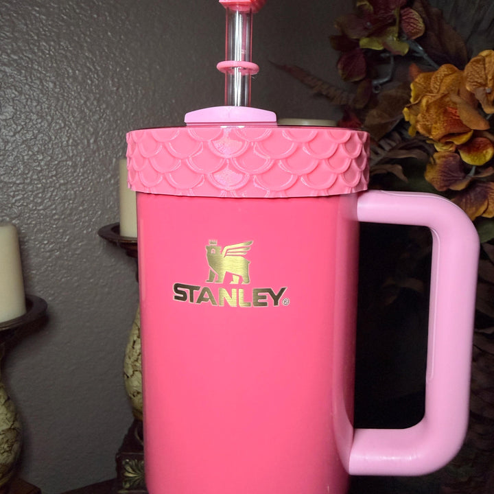 Pink Seahorse and Coral Sea Life Tumbler Boot, Tumbler Boot Sleeve, Fit's Stanley, Coldest and Hydrojug Tumblers, Protective Sleeve