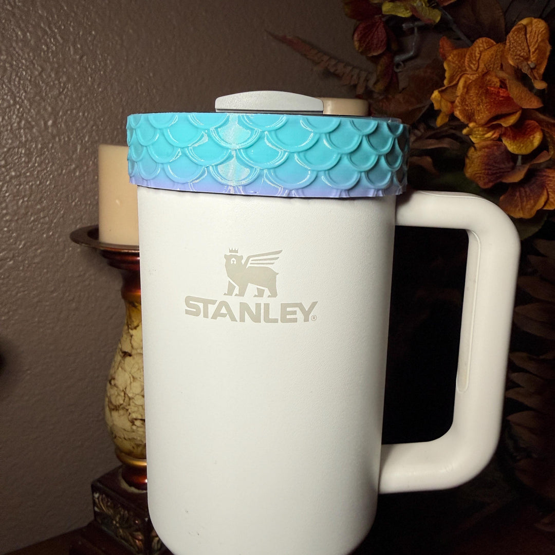 Mermaid Tail Tumbler Boot or Halo Sleeve, summer beach themed cup sleeve, Fit's Stanley HydroJug Coldest Tumblers, Protective Sleeve