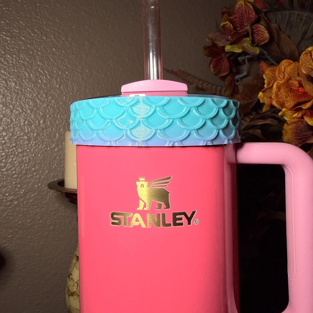 Mermaid Tail Tumbler Boot or Halo Sleeve, summer beach themed cup sleeve, Fit's Stanley HydroJug Coldest Tumblers, Protective Sleeve