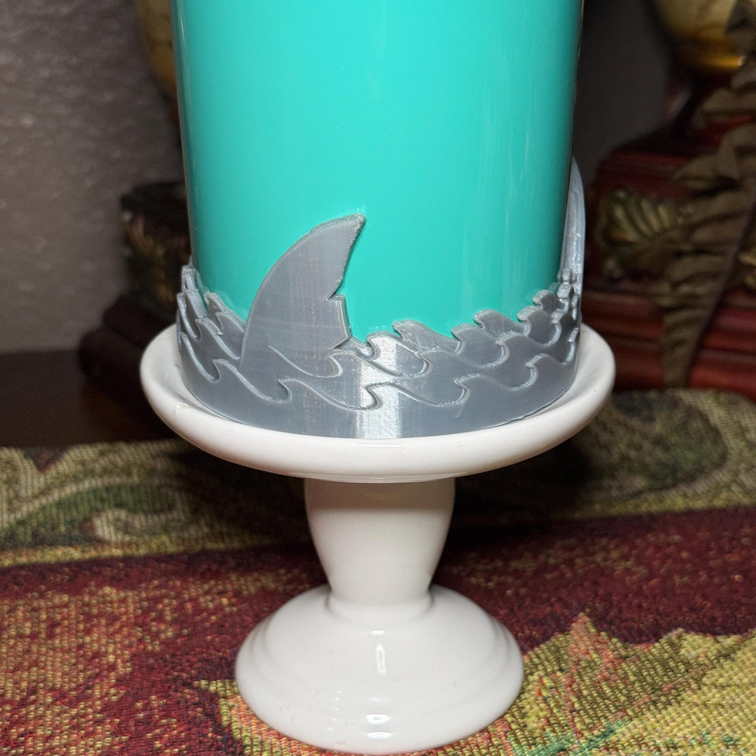 Shark Fin Tumbler Boot, Shark Week themed cup sleeve, Fit's Stanley HydroJug Coldest Tumblers and more, Protective Sleeve