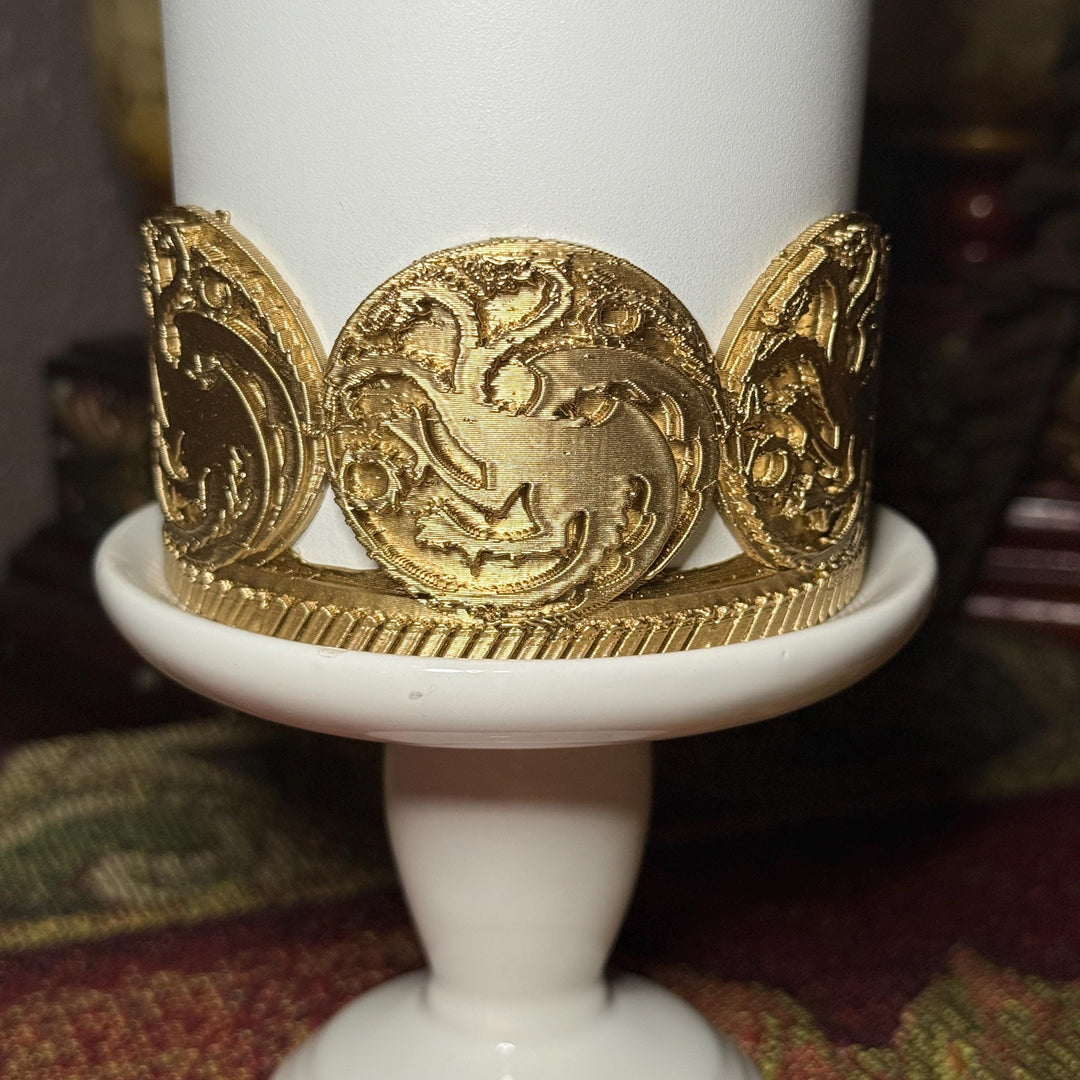 Dragon Crest Sigil Boot, HOTD GOT Tumbler Accessories, Fits Stanley, Coldest, Hydrojug and more, unique trending dragon crest gift