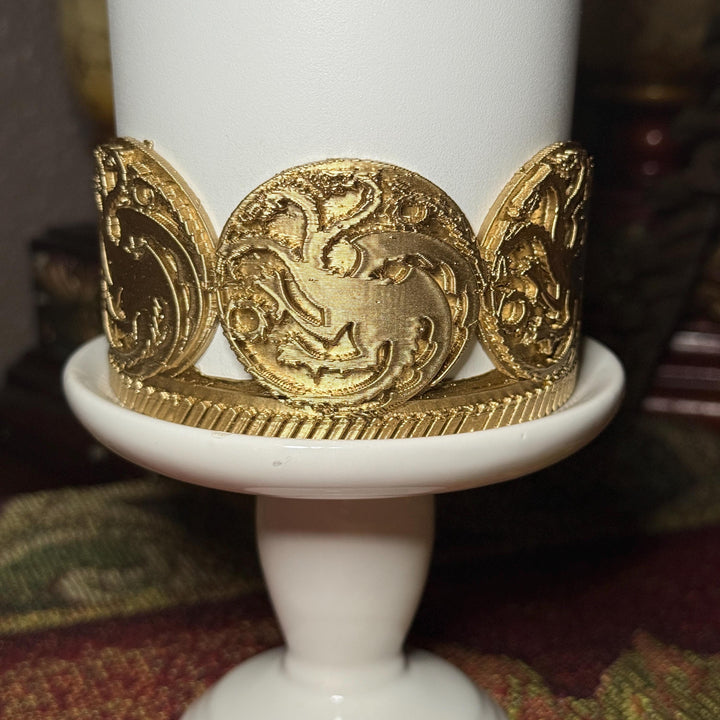 Dragon Crest Sigil Boot, HOTD GOT Tumbler Accessories, Fits Stanley, Coldest, Hydrojug and more, unique trending dragon crest gift