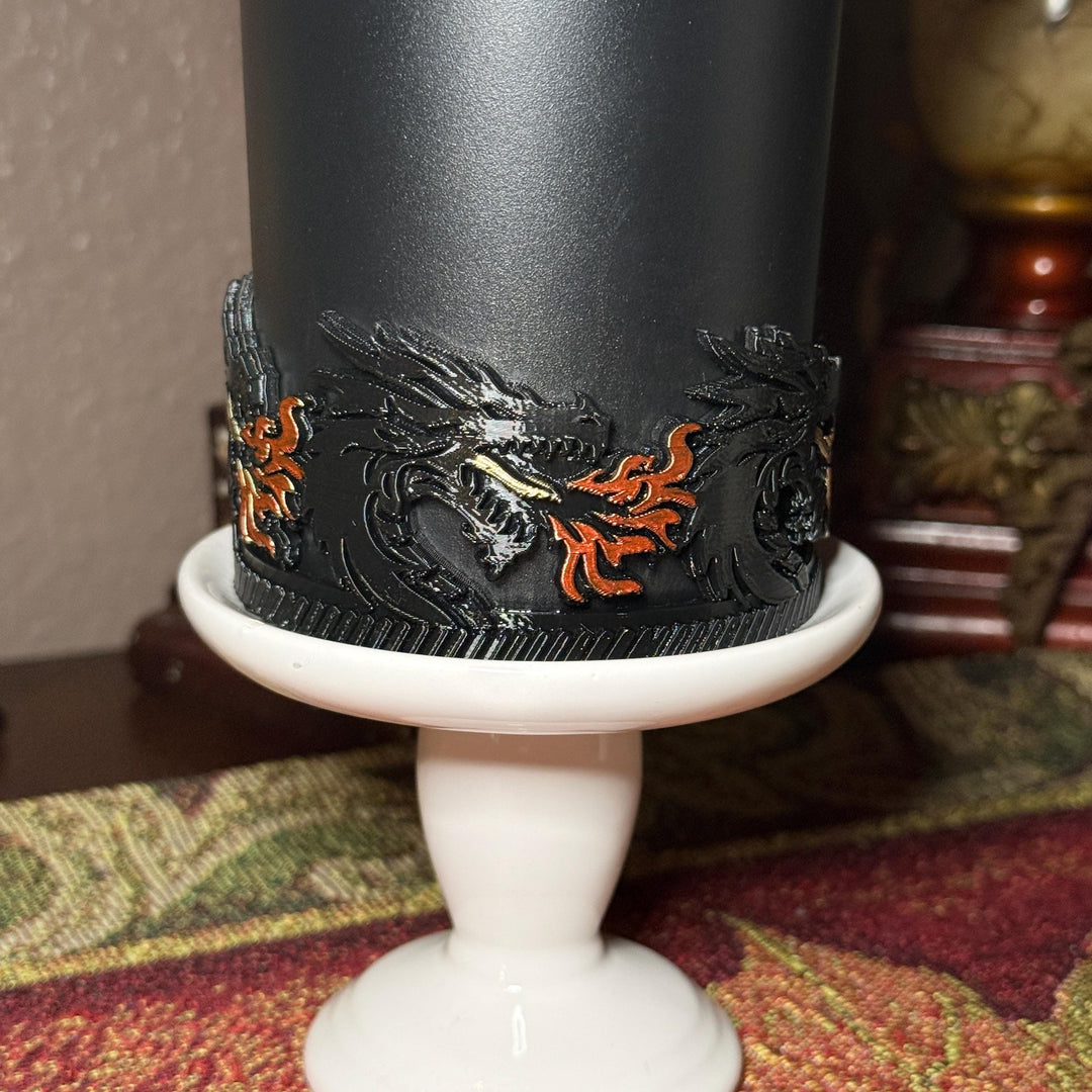 Fire breathing dragon Tumbler Boot, fits your Stanley Coldest or Hydrojug Tumblers, Unique Gift