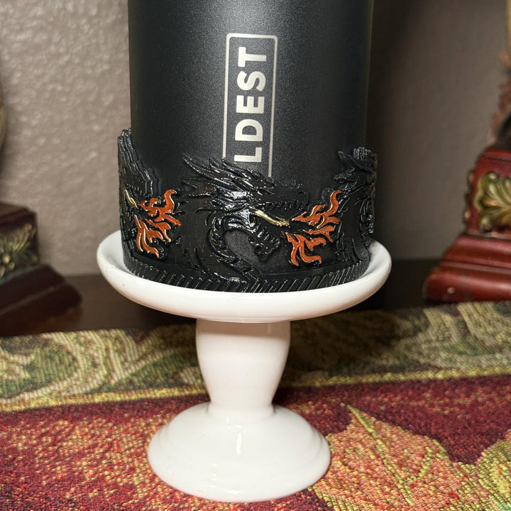 Fire breathing dragon Tumbler Boot, fits your Stanley Coldest or Hydrojug Tumblers, Unique Gift