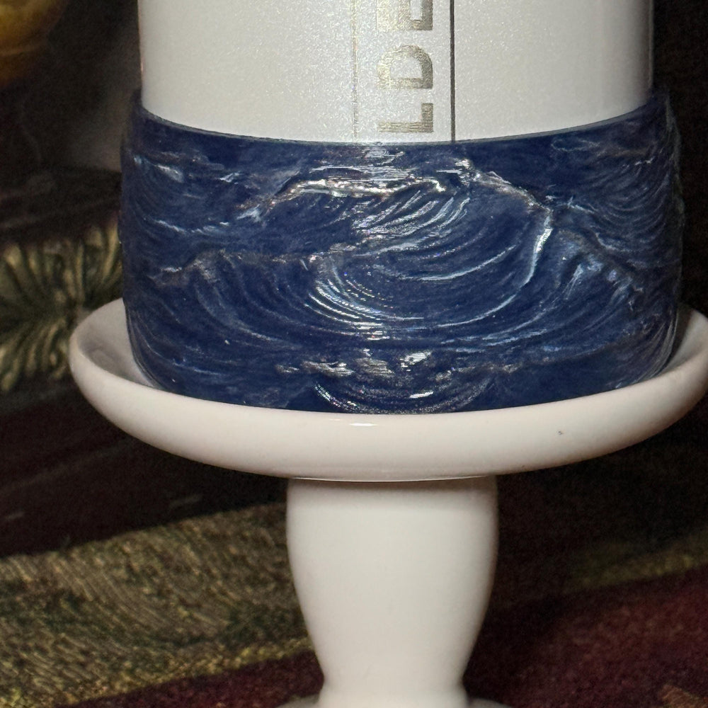 Ship in a Bottle Textured Waves Crashing Tumbler Boot, Cup Boot Sleeve, fits your Coldest Tumblers, Unique Trending Gift, Hand painted
