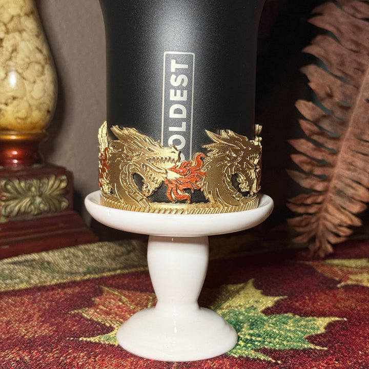 Fire breathing dragon Tumbler Boot, fits your Stanley Coldest or Hydrojug Tumblers, Unique Gift