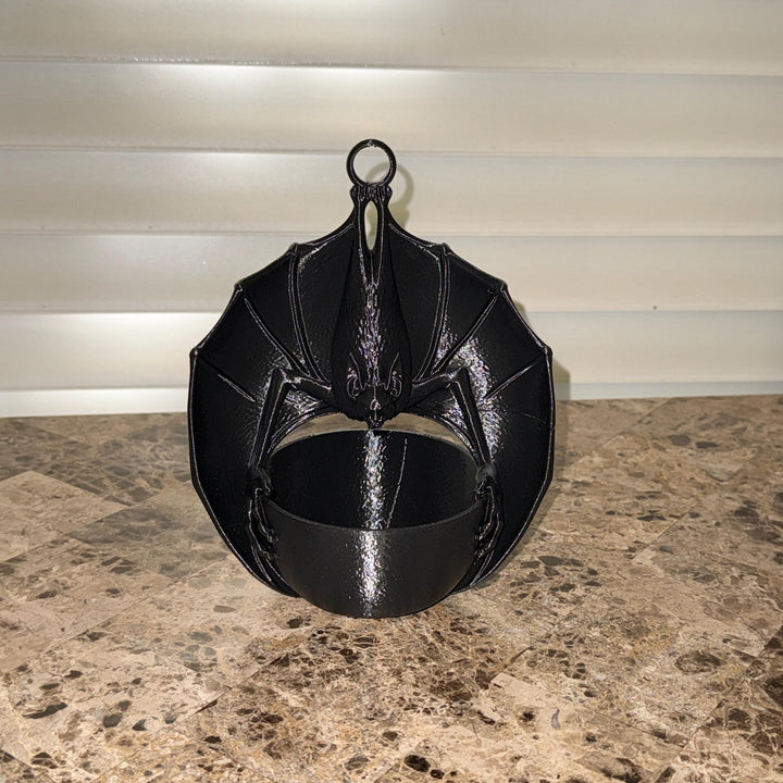 Hanging Bat Planter, Gothic Halloween 3D Printed Bat Flower Pot, Indoor & Outdoor Plant Hanger, Spooky Home Decor, Creepy Dark Aesthetic