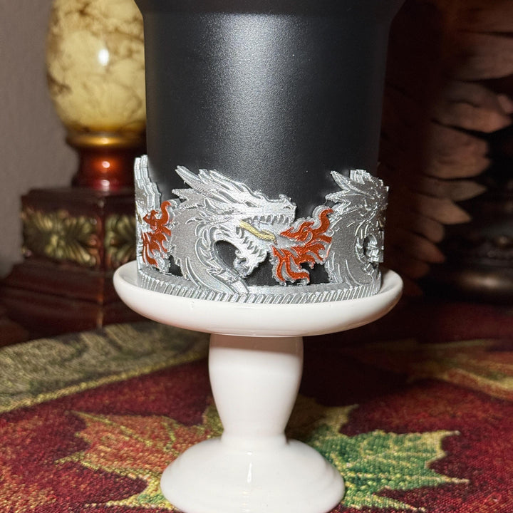 Fire breathing dragon Tumbler Boot, fits your Stanley Coldest or Hydrojug Tumblers, Unique Gift
