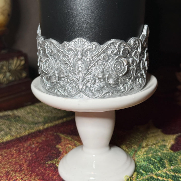 Silver Detailed Rose Tumbler Boot, Tumbler Boot Sleeve, Princess Rose, Fit's Stanley Tumblers, Protective Sleeve