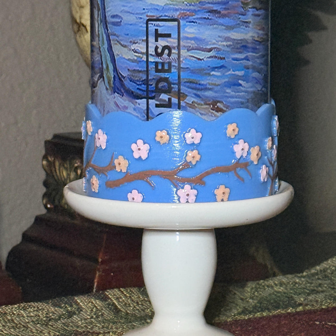 Cherry Blossom Tumbler Boot, Pink Peach Tree, Spring Floral Flower, fits Stanley, Coldest, HydroJug Owala and more.