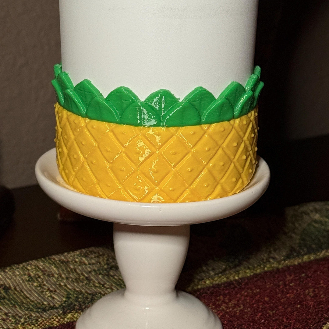 Tropical Pineapple Tumbler Boot, Unique Gift for Stanley and other tumblers, fits Farm Rio Painted Bananas