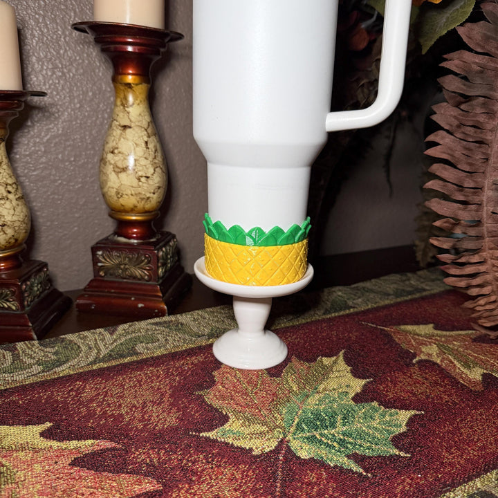 Tropical Pineapple Tumbler Boot, Unique Gift for Stanley and other tumblers, fits Farm Rio Painted Bananas