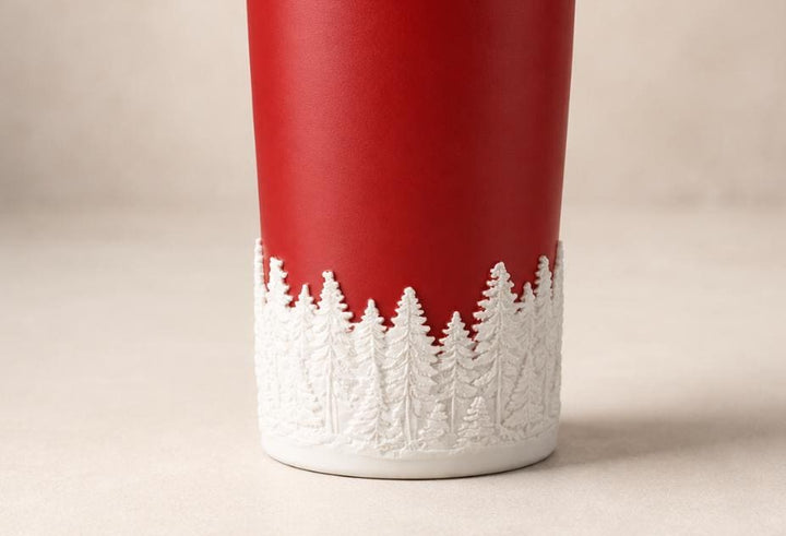 Pine Tree Tumbler Boot, Unique Gift, Hydrojug, Stanley,Coldest, Ice Shaker and others, green white brown blue, Christmas tree