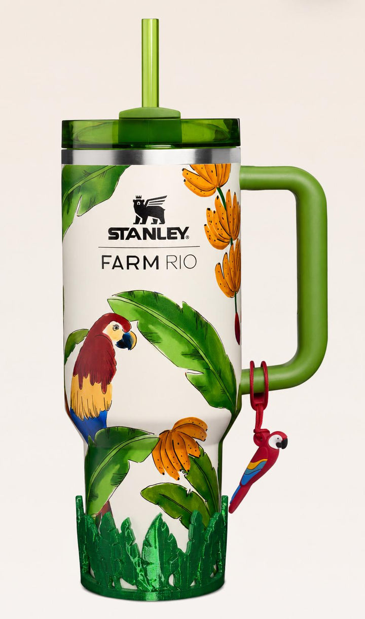 Banana Tree Leaf Tumbler Boot, Unique Gift, Hydrojug, Stanley, Coldest, Ice Shaker and others, Farm Rio Tropical Destiny