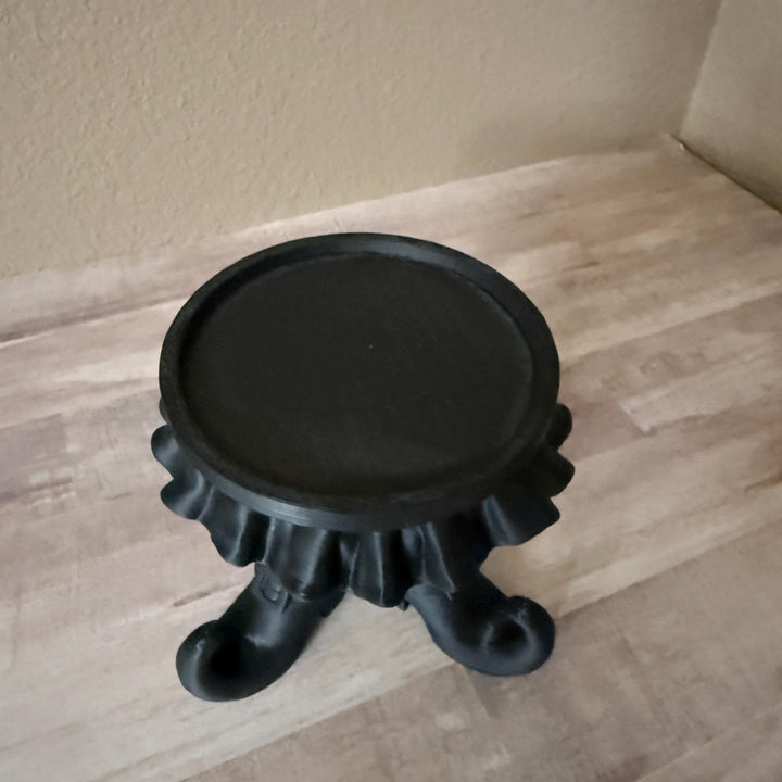 Witch Legs Candle Holder, Halloween 3 Wick Candle Stand, Spooky Witch Decor, Gothic Home Decor, Green and Black Candle Display