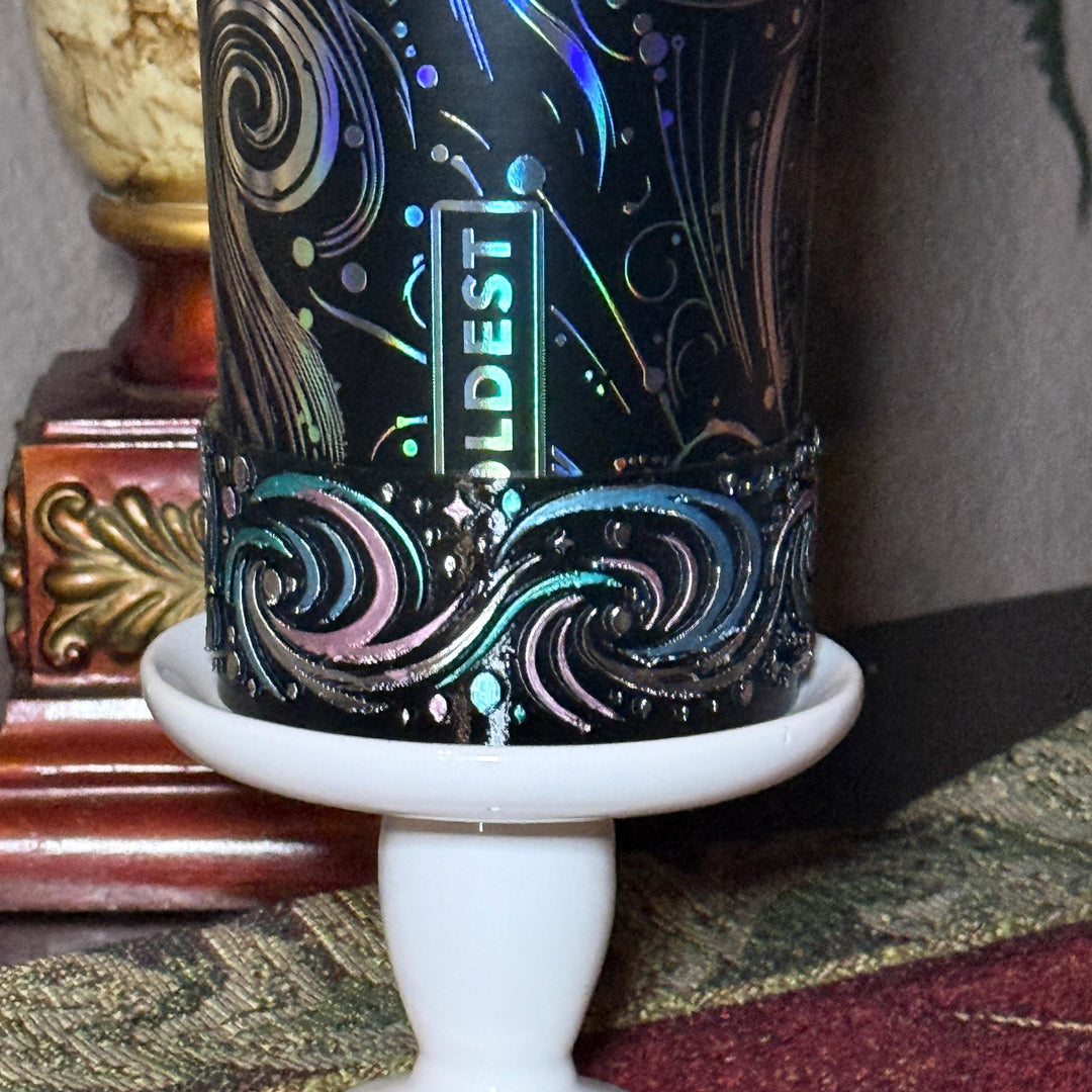 Moonlight Space Exploration Tumbler Boot, Cup Boot Sleeve, fits your Coldest and Stanley Tumblers, hand painted, Unique Gift