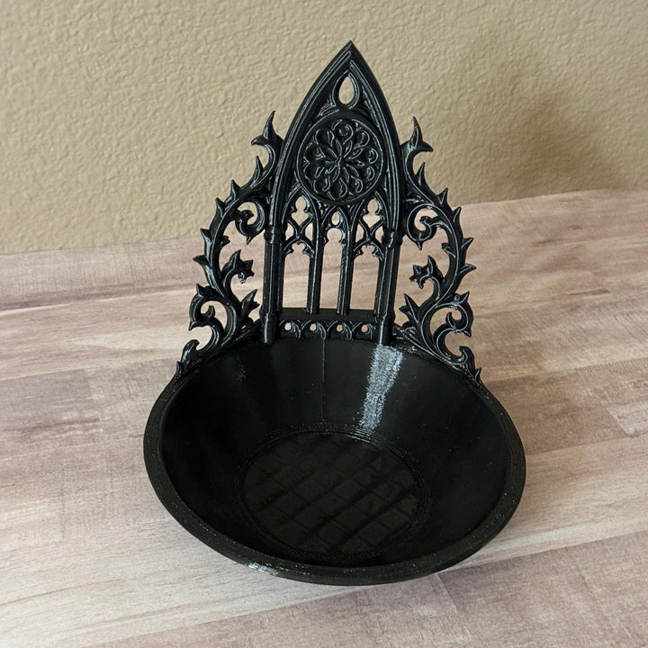 Gothic Cathedral Trinket Bowl, Jewelry Dish, Dark Academia Decor, Gothic Organizer, 3D Printed Home Decor, Witchy Gift