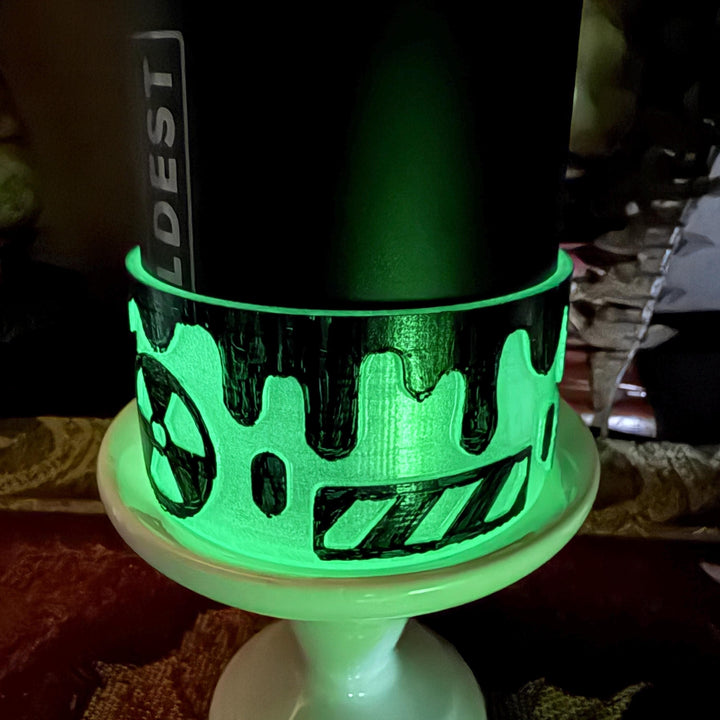 Radioactive Fallout Tumbler Boot, Cup Accessory, Neon Green or Glow in the Dark Green Sleeve, for Coldest and Stanley tumblers