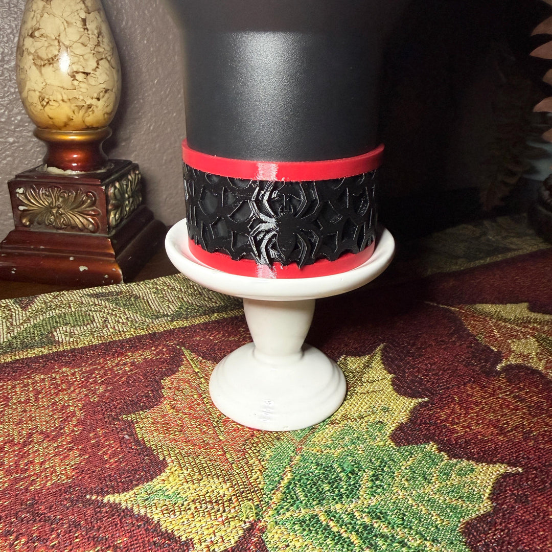 Bordeaux Lace Spiderweb Boot and Spider Lid Topper Tumbler Accessories for Stanley 20, 30 or 40 oz Boot, Spooky Halloween Gift