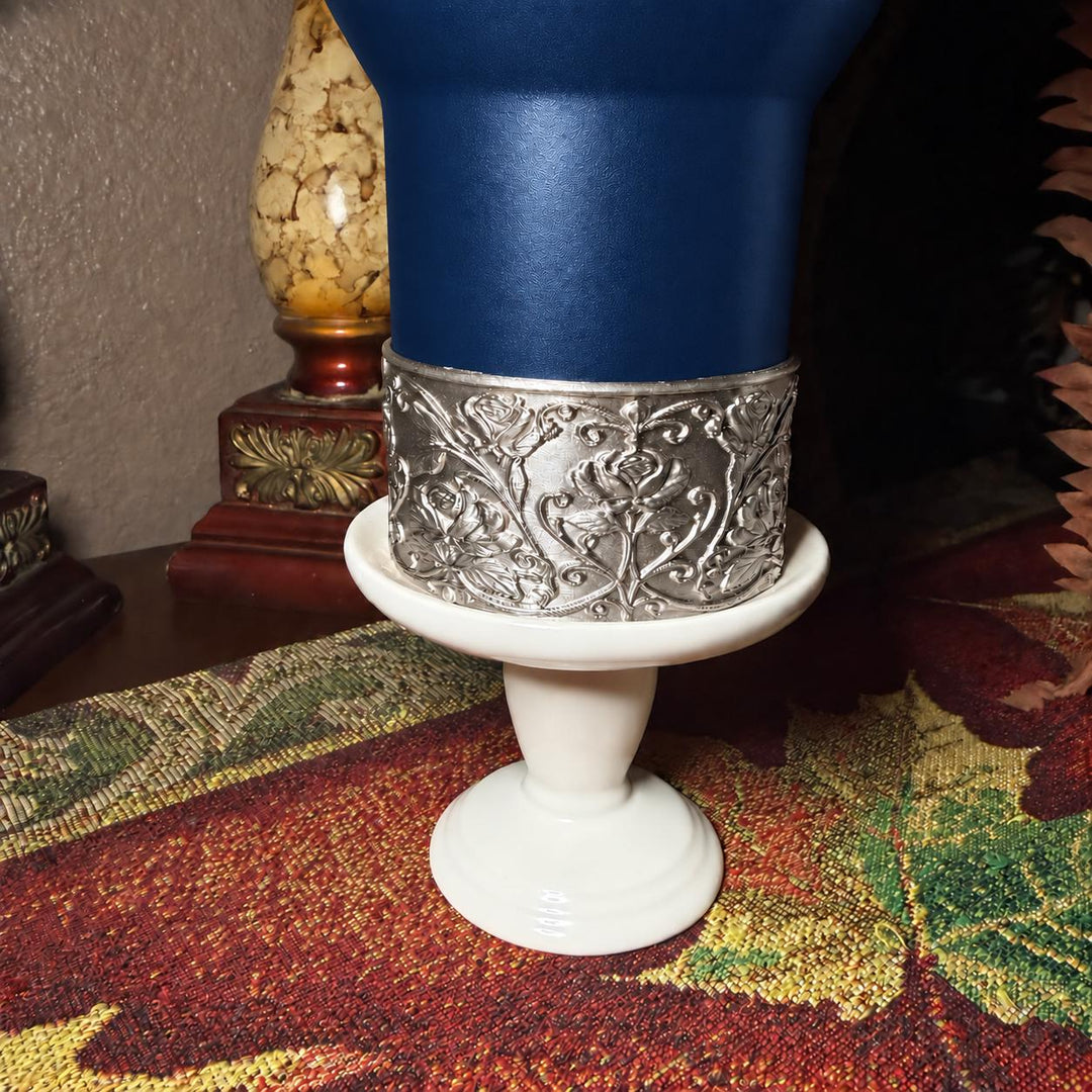 Gold or Silver Flower Scroll Embossed Rose Tumbler Boot, Tumbler Boot Sleeve, Princess, Fit's Stanley or Coldest Tumblers, Protective Sleeve