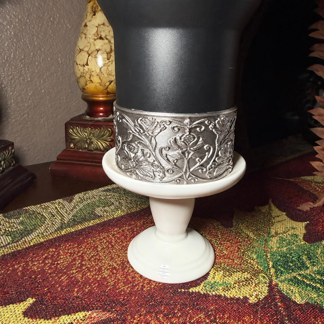 Gold or Silver Flower Scroll Embossed Rose Tumbler Boot, Tumbler Boot Sleeve, Princess, Fit's Stanley or Coldest Tumblers, Protective Sleeve
