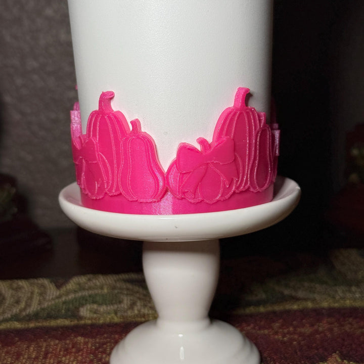 Pink Punch Fall Harvest Pumpkin Tumbler Boot, Halloween Tumbler Sleeve, Festive Tumbler Accessories for 30 and 40 oz Tumblers