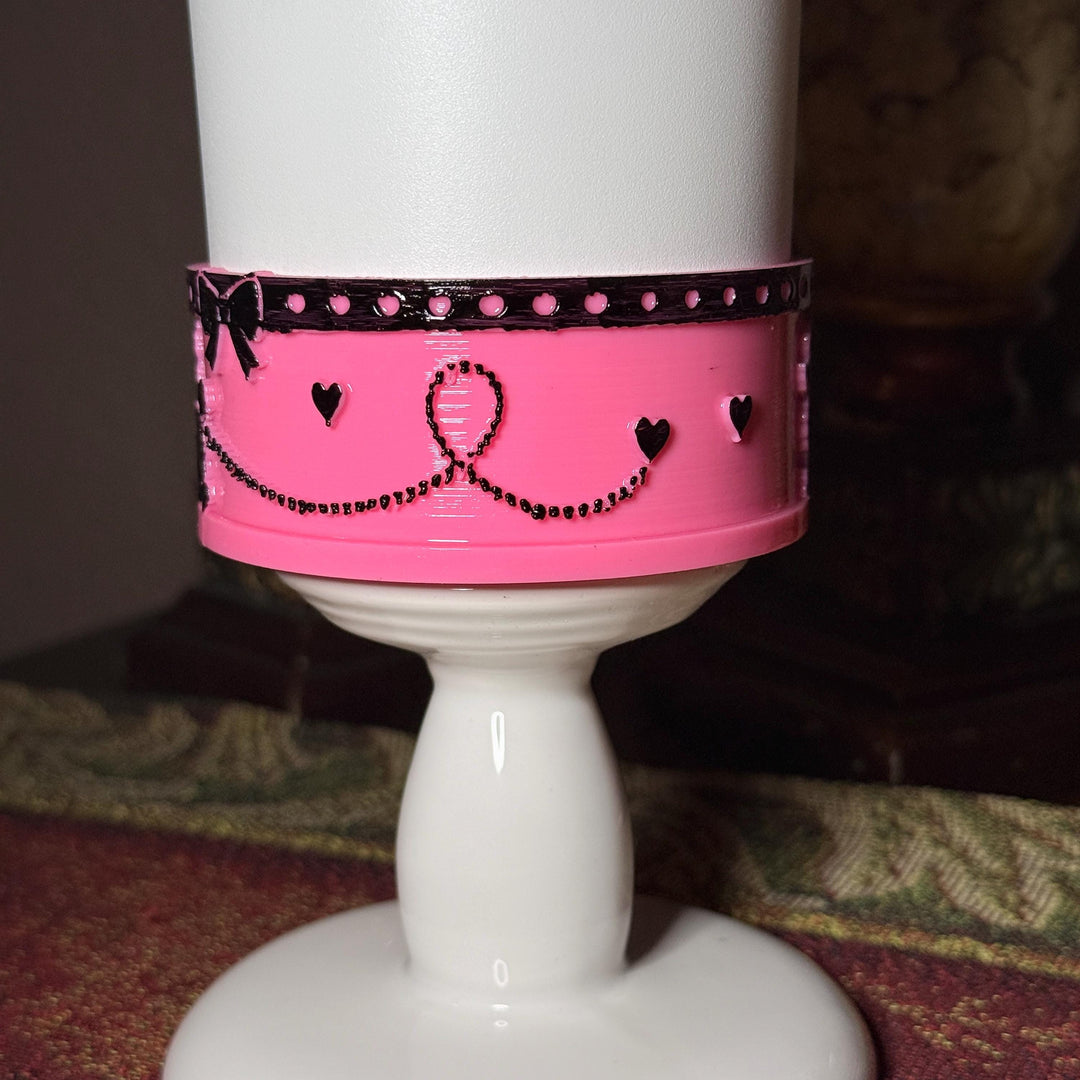 Poodle Skirt Tumbler Boot, Polka Dot, 1950s Sock Hop Cup Accessory, Retro Poodle Tumbler Bottom, Rockabilly Cup Boot, 50s Inspired Gift