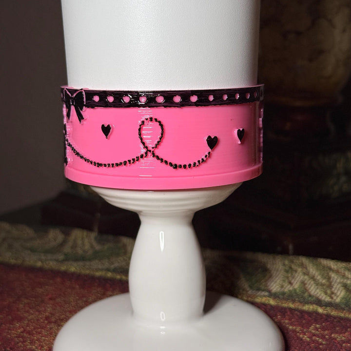 Poodle Skirt Tumbler Boot, Polka Dot, 1950s Sock Hop Cup Accessory, Retro Poodle Tumbler Bottom, Rockabilly Cup Boot, 50s Inspired Gift