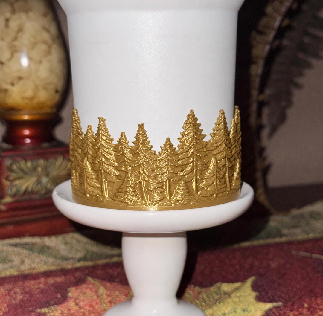 Gold Pine Tree Tumbler Boot, Unique Gift, Hydrojug After Dark Cherry Cola, Christmas tree