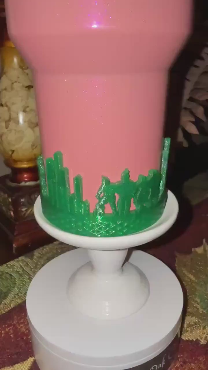 Emerald Green Castle Wickedly Witch Tumbler Sleeve Good Witch to fit Stanley Tumblers, Unique Gift