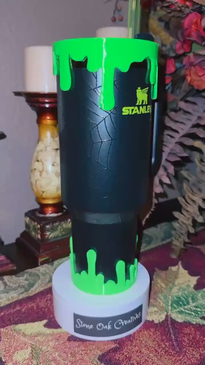 Slime drips Lid Halo Bangle and Boot for Stanley tumblers, Tumbler Sleeves