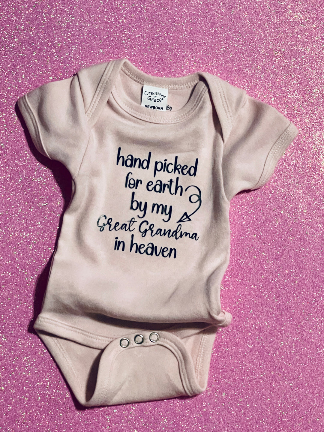 Hand Picked for Earth by ###### in Heaven - Onesie