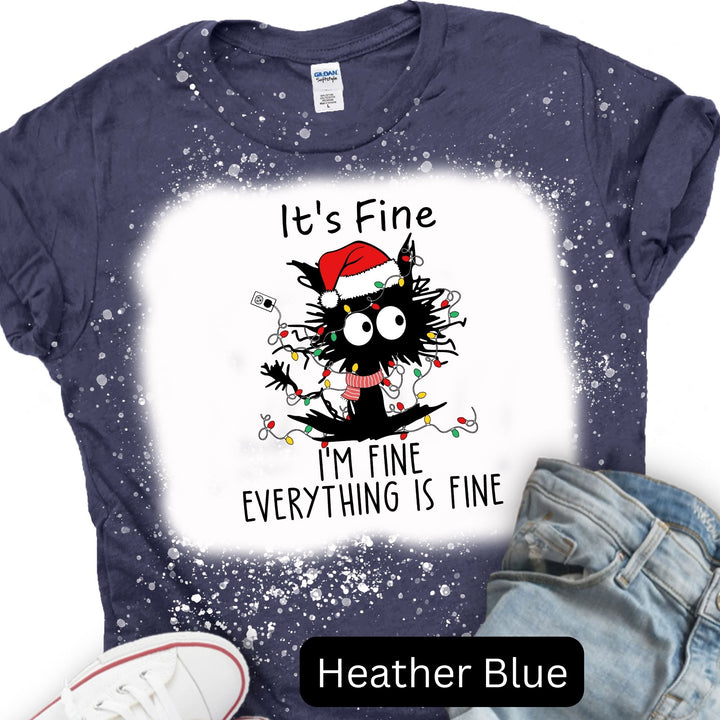It's Fine I'm Fine Everything is Fine, Christmas T-shirt