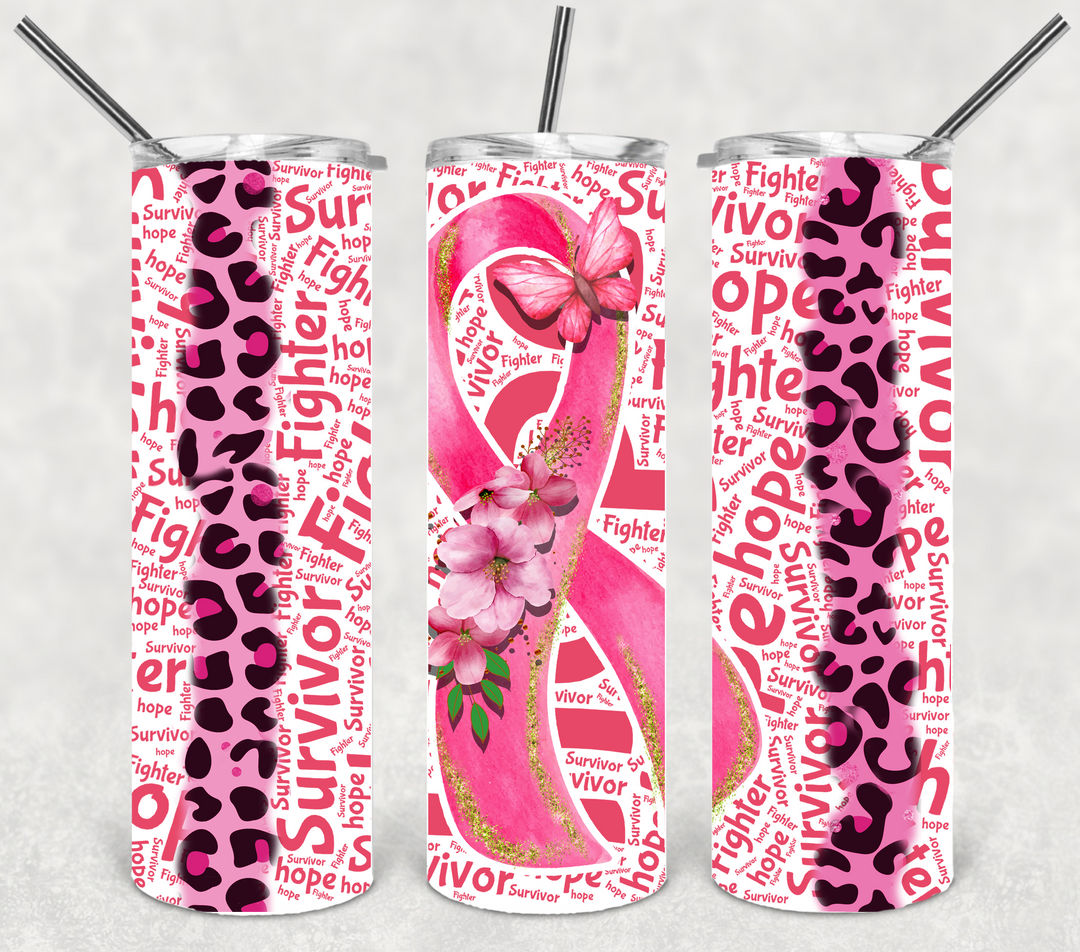 Breast Cancer Tumbler, Breast Cancer Awareness